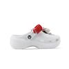 Crocs Classic Platform Clog EVA Star Puppy Little Fresh Cute Girl Versatile Niche Campus Style Hole Shoes Unisex White