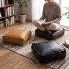 Large Capacity Square Pouf Cover Removable Sofa Stool Cover  Clothes Storage
