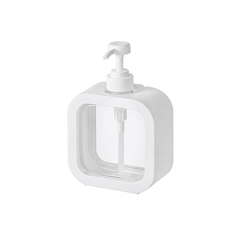 Large Capacity Refillable Travel Bottles: Shampoo, Body Wash, Hand Soap, Press-Type, Transparent