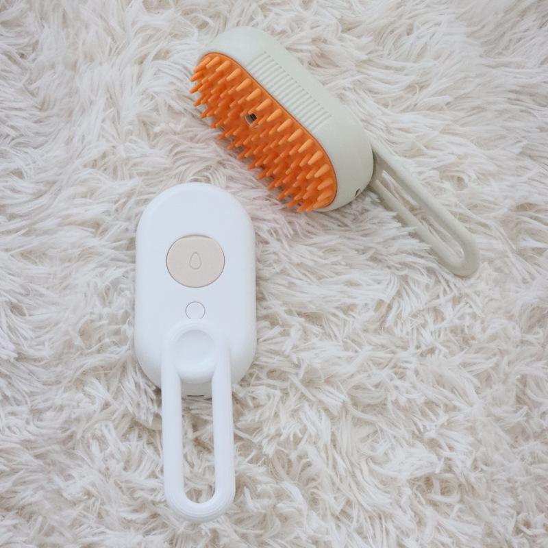 

Перезаряжаемая силиконовая массажная расческа для питомцев: Антифриз, удаление выпавшей шерсти для кошек и собак White