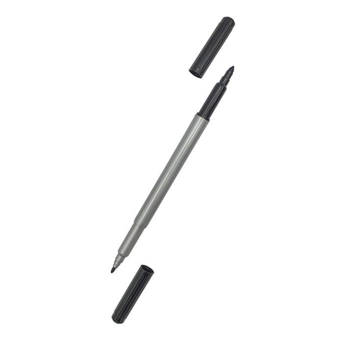 Feutres de coloriage - Deux mines - Pointe fine et large - Pochette de 24 feutres