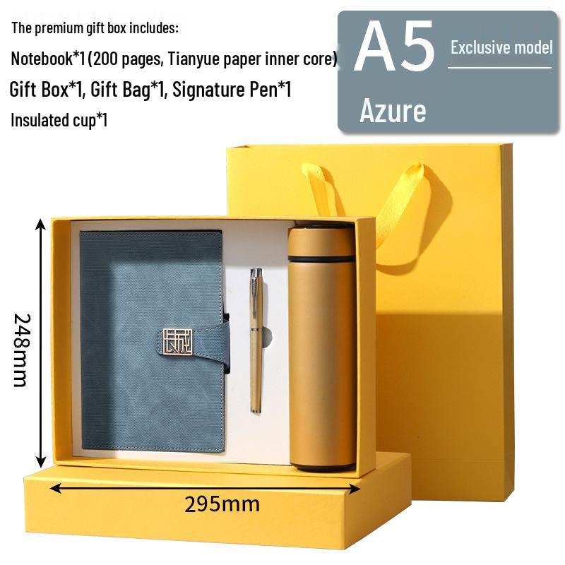 Custom A5 Hardcover Notebook Gift Set with Logo Printing