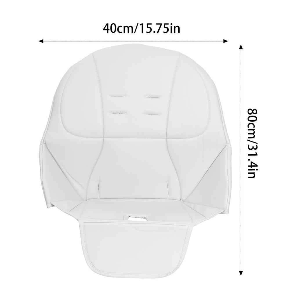 Dining Chair Cushion Kids Stay In Place Backing Seat Pad Cushion Leather Anti-Scratch Easy Clean Chair For Antilop High Chair