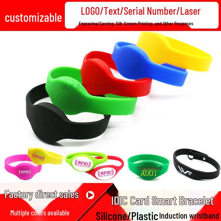 Silicone RFID Sauna & Pool Wristband ID/IC Tag 80