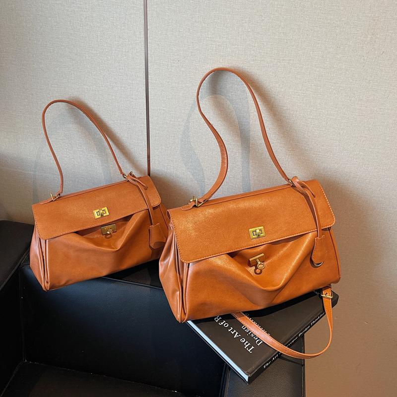 New Fashionable Commuter Tote Bag, High-end Shoulder Messenger Bag, Women's Large-capacity Versatile Handbag