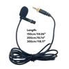 Portable 3.5mm Lavalier Clip On Microphone for Clear Recording Omnidirectional Mic Lapel Tie Hands Free Lavalier Mics