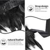 Feather Shawl Cape Costume Cloak With Faux Fur For Performance And Dance Shows