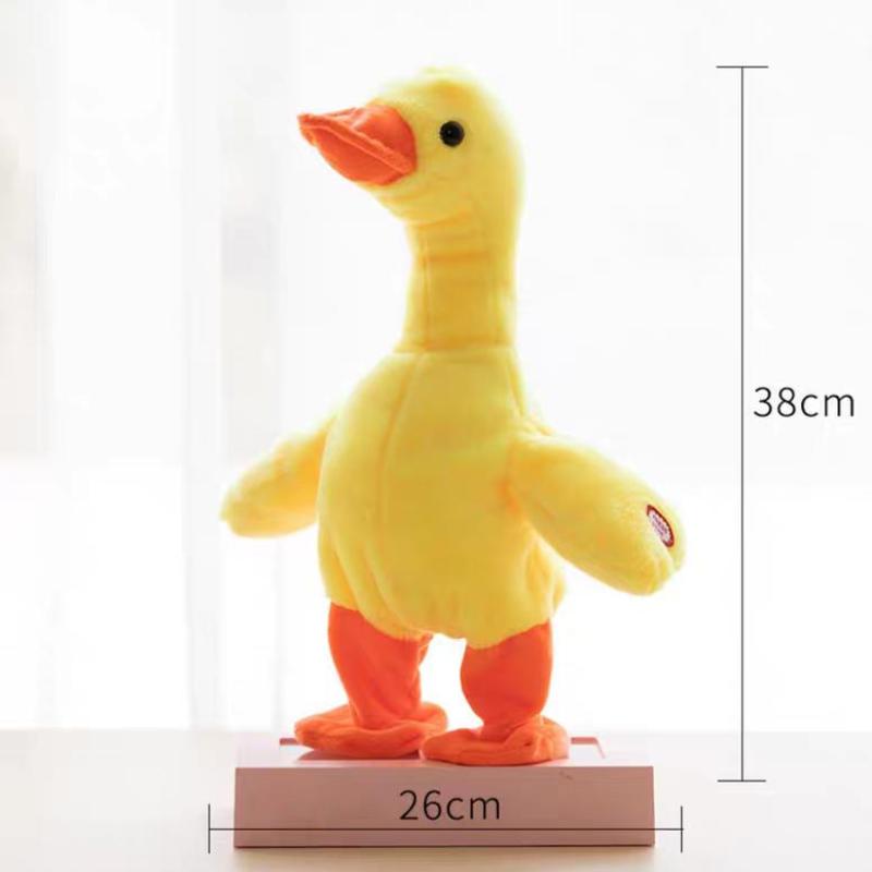 1Pcs Dancing With 138 Music Baby Toys Talking Singing And Walking Duck Musical Duck Plush Toy Christmas Gifts