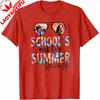 Schools Out For Summer Teacher Life T Shirt Unisex Women Summer Cotton Short Sleeve Tee Tie Dye Sunglasses Teacher Gift Tops
