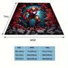 1pc Iron Man Printing Blanket - Soft, All-Season Throw for Living Room, Bedroom,Personalized Gift with Adorable Cartoon Design