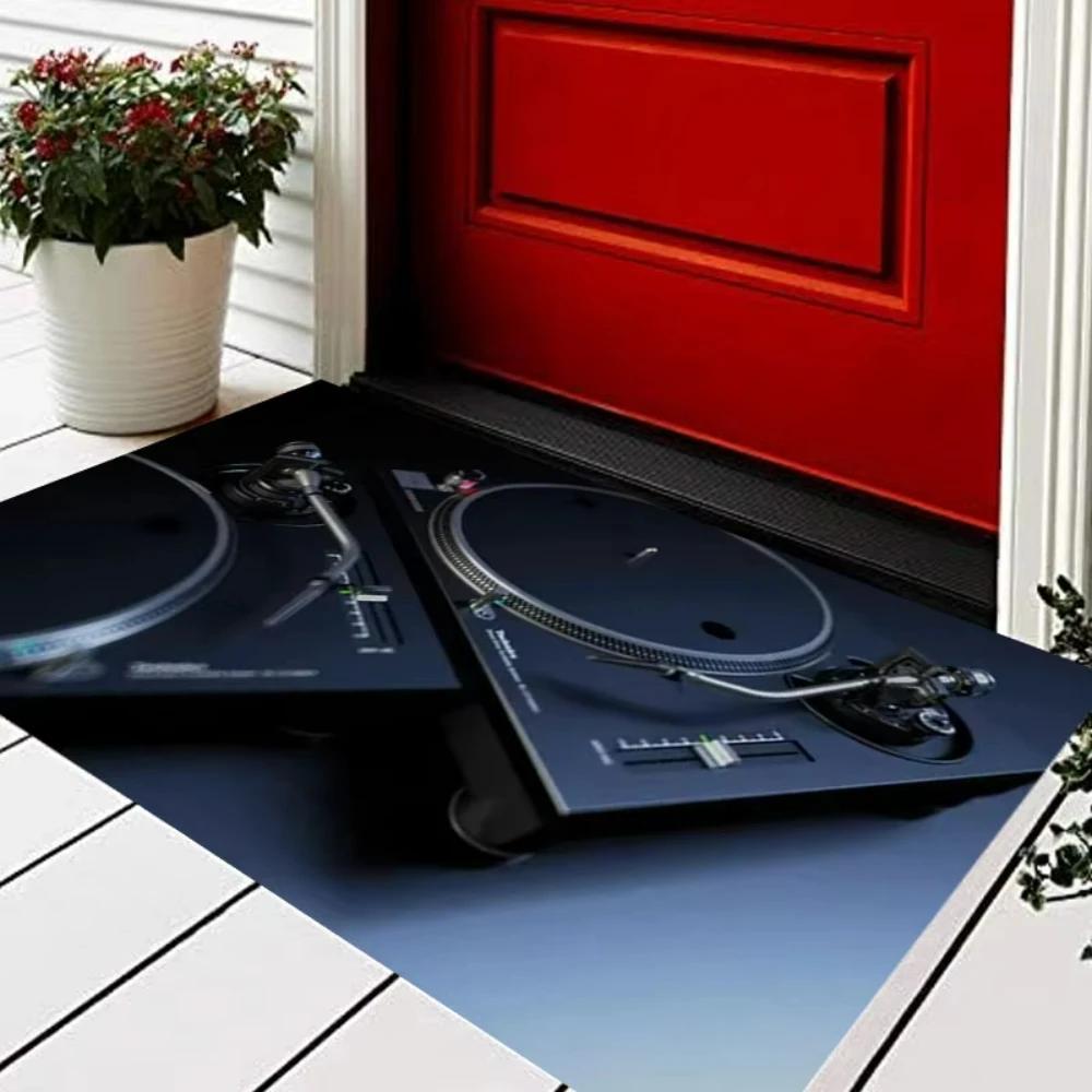 Classic and Retro Technics Design Floor Mat Carpet for Living Room Bedroom Non-Slip Soft Rug Playroom Outdoor Entry Doormat