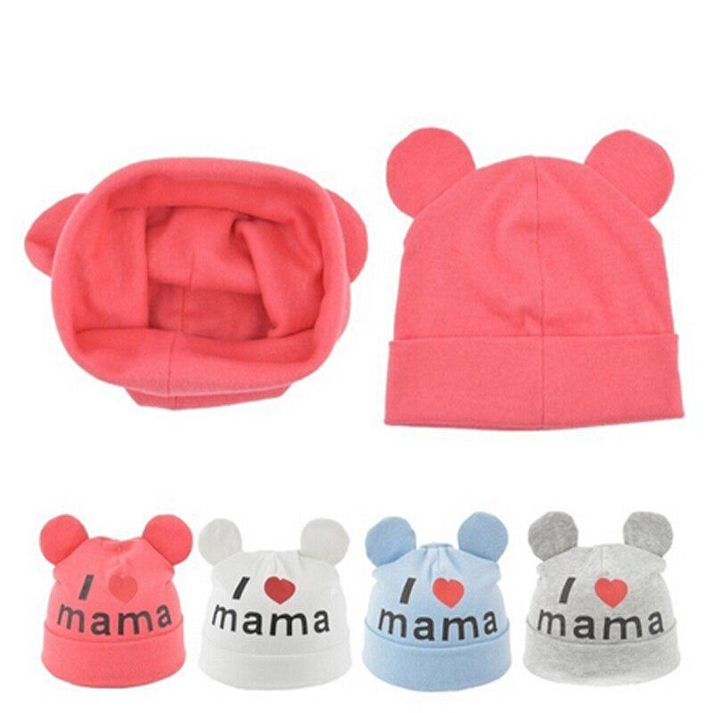 Buy Cute Boys Hat Newborn Cotton Sullies Love Mama Printed Caps at