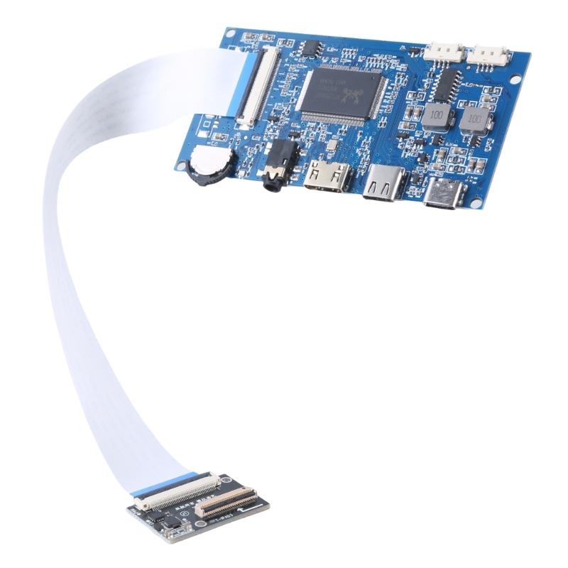 1 Set LCD Panel Driver Board with EDP Cable Support USB 5V Input RTD2556 Main Control Chip 2-Channel 2x2W 2048x1536