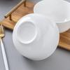 6-inch White Round Serving Bowl
