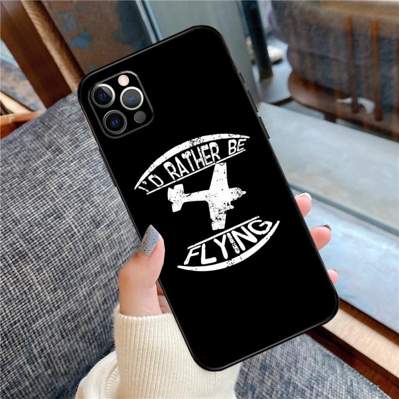 

Aircraft Airplane Fly Travel Phone Case For iPhone 16 15 14 13 12 11 Pro Max 12 13 mini XR 15 16 Plus 16e Cover Shell iPhone 12 mini