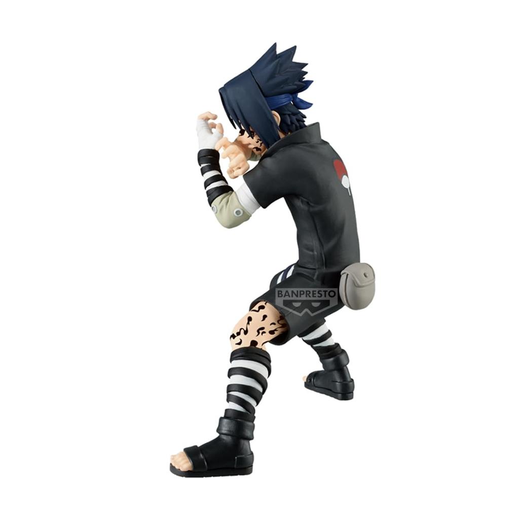 BANPRESTO Uchiha Sasuke Naruto Collectible Action Figure - Vibration Stars (Gaara & Uchiha Sasuke) 14cm - BP28551P Multicolor Perfect for Anime Fans