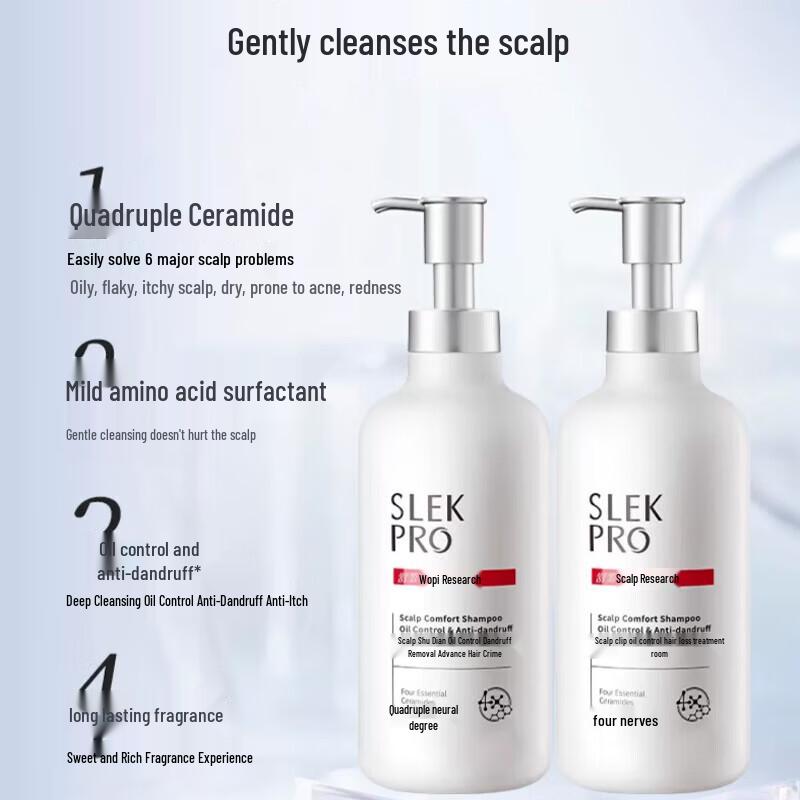 Slek PRO Oil Control & Volumizing Hair Care Set