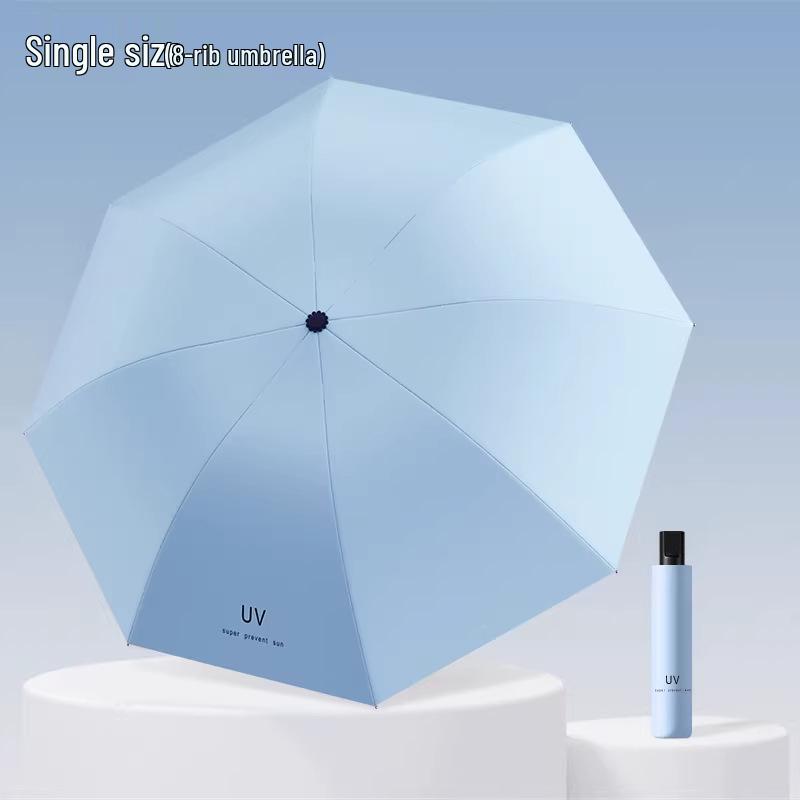 Twelve-Rib Thickened Reversible Umbrella - Large Folding Dual-Use for Rain & Sun Protection