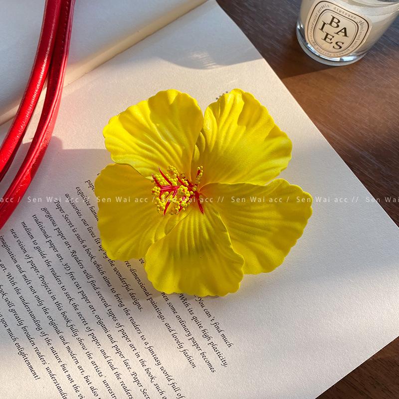Gesang flower hairpin edge clip bangs clip simulated flower girl sweet little clip cute little flower hairpin headdress