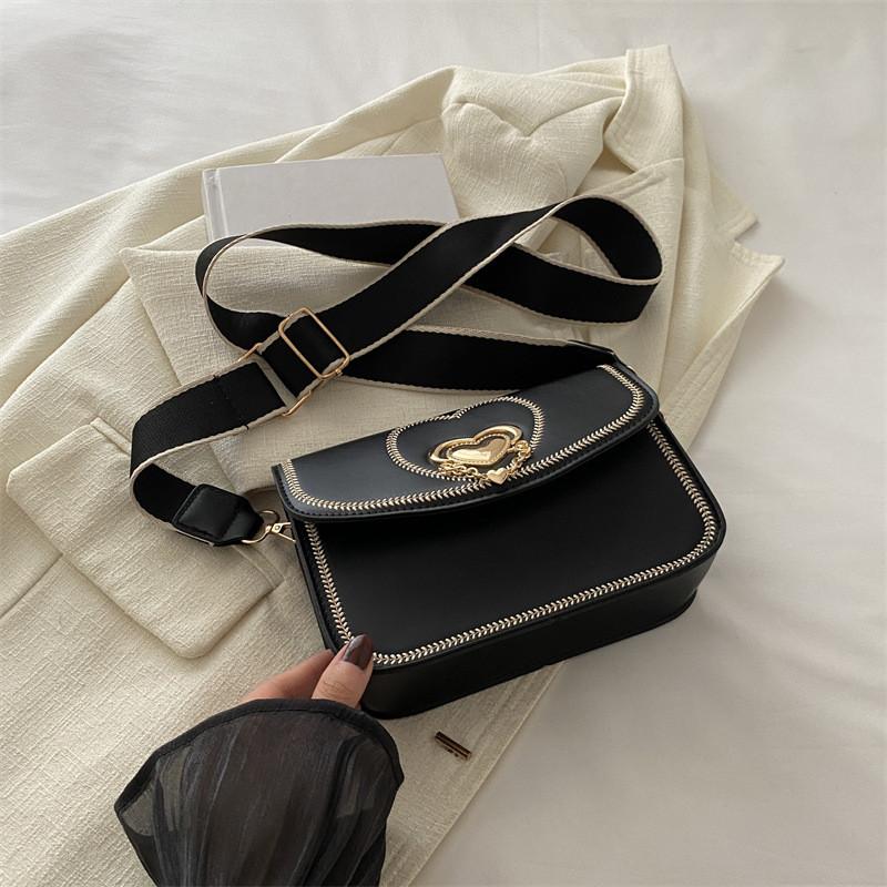 

Trendy Black Pu Square Bag For Women Stylish Chic Shoulder Crossbody Purse чёрный