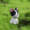 DIY Creative Resin Puppy Statue Mini Animal Miniature Dog Ornament Figurines Cake Decoration