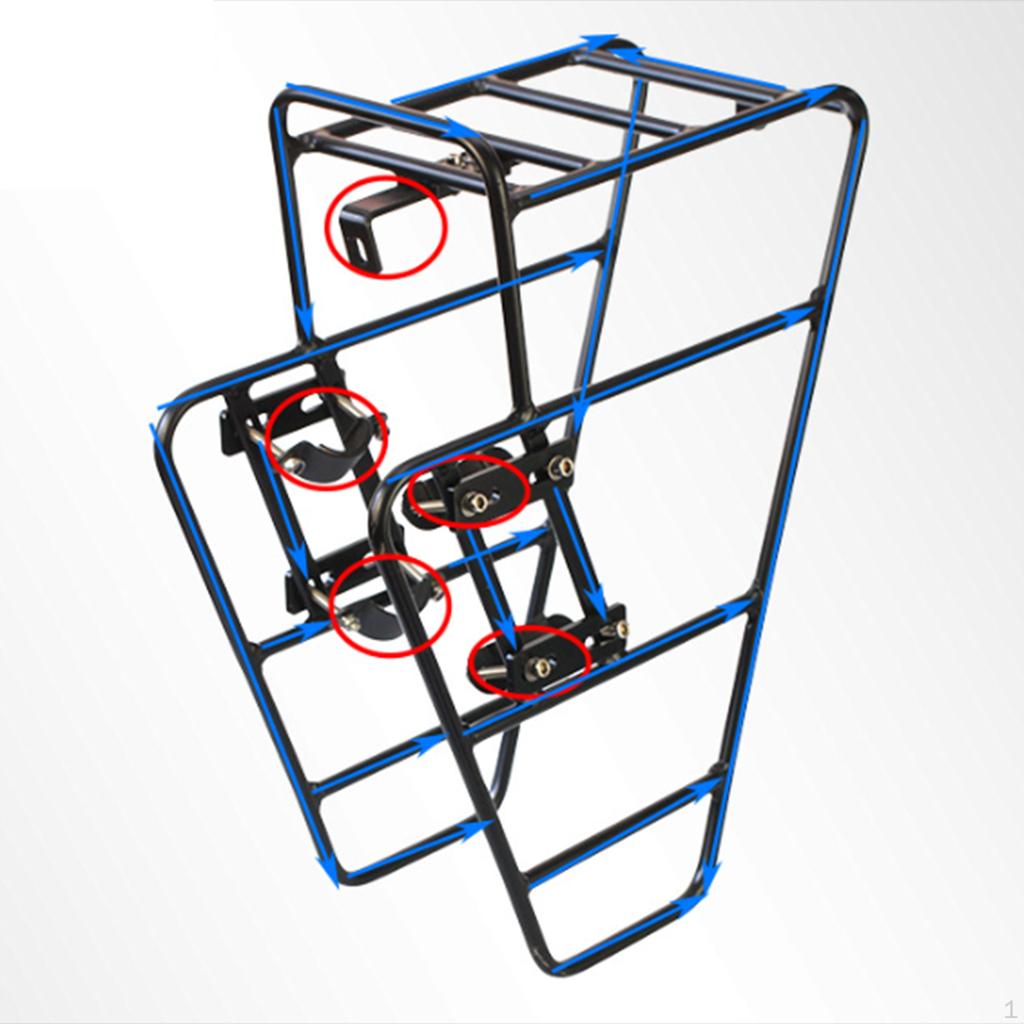 Front Carrier, Accessories for Bikes, Easy Carrying, High-strength Bike Carrier