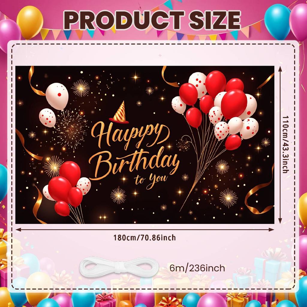 Celebration Background Joyful Design Joyful Banner Cheerful Display Star Patterns Birthday Party Display For Home Party Friends