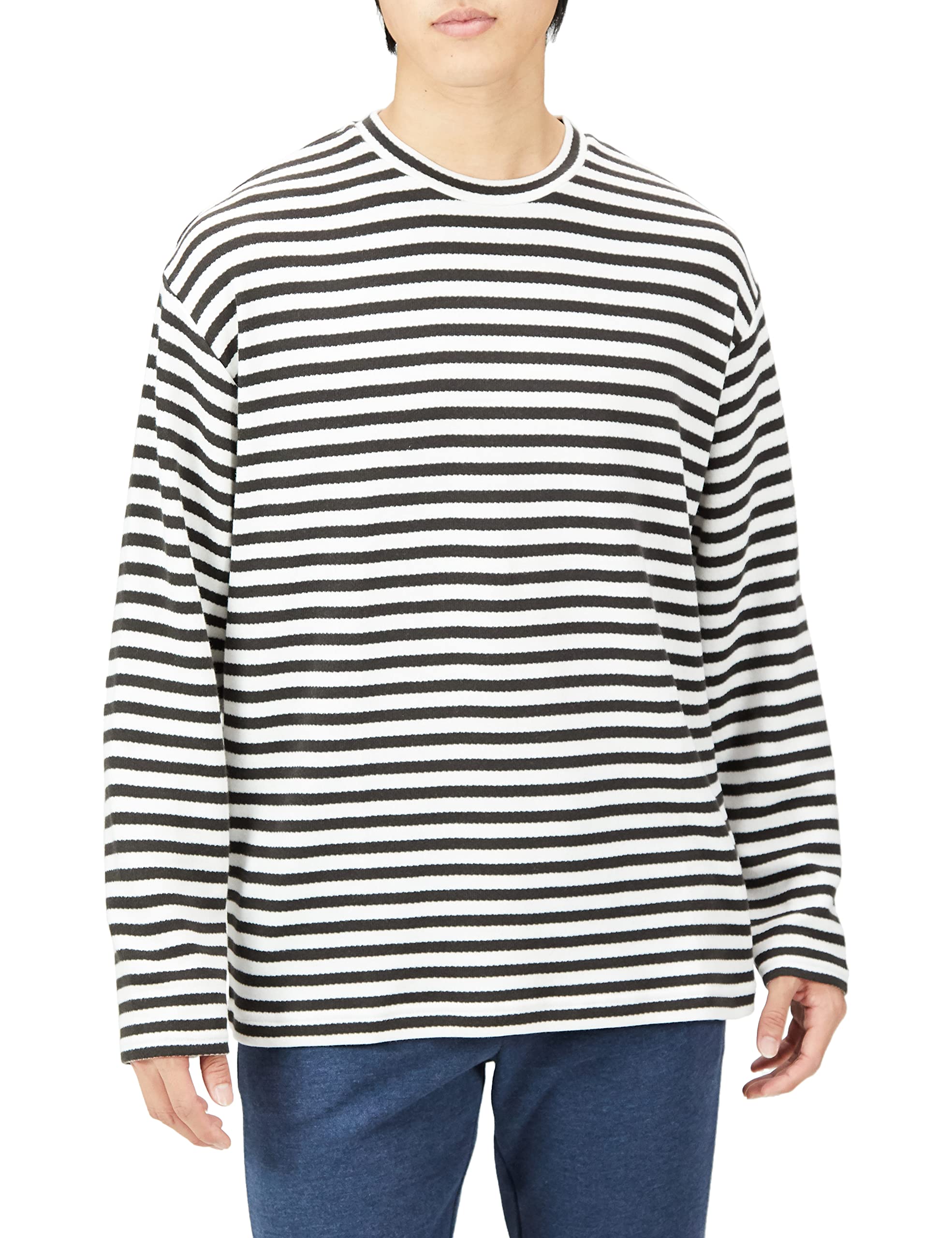 

Gelato Pique Homme Fluffy Cut and Sew BORDER M Pullover, PMCT224325, Men s