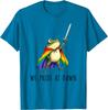 Wir stolzieren im Morgengrauen Lustiger Frosch LGBTQ Unterstützung Pride Monat Geschenke Unisex T-Shirt