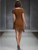 New Retro Slim Fringe Suede Dress for Women