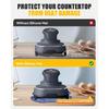 Silicone Heat-Resistant Mat for Ninja Crispi Glass Air Fryer | Reble Fireproof Heat Resistance Hot Pad | Anti-Slip Kitchen Countertop Protector |