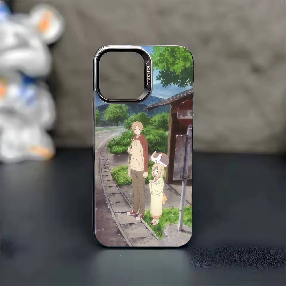 

Anime S-Sensei N-Natsume Phone Case For iPhone 17,16,15,14,13,12,11,Pro Max,Plus Candy Silver Cover iPhone15plus