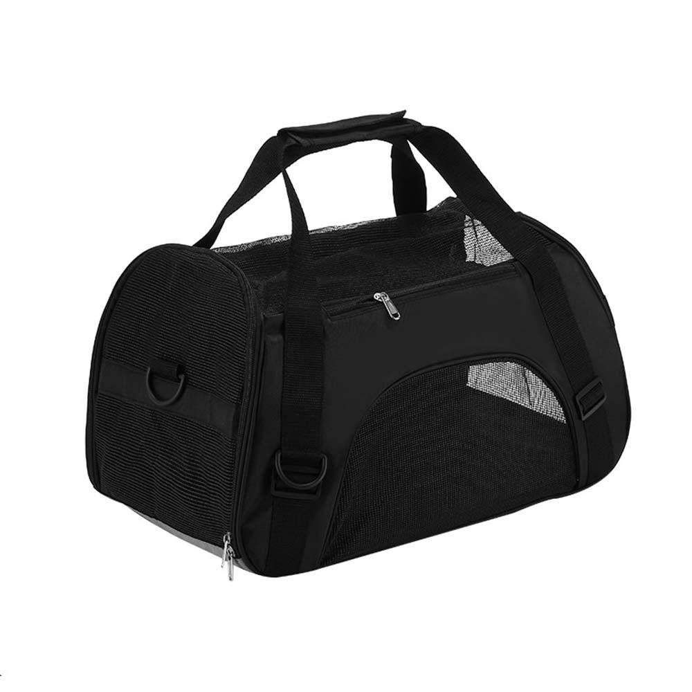 

Дышащая сумка-переноска для собак и кошек, складная, маленькая, палатка-переноска для собак и кошек, для улицы S чёрный