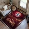 Bayern Munich Fire Art Floor Mat Perfect for Balcony Study room Kitchen Hallway Antislip Carpet Decorate Offices Spiritual Gift