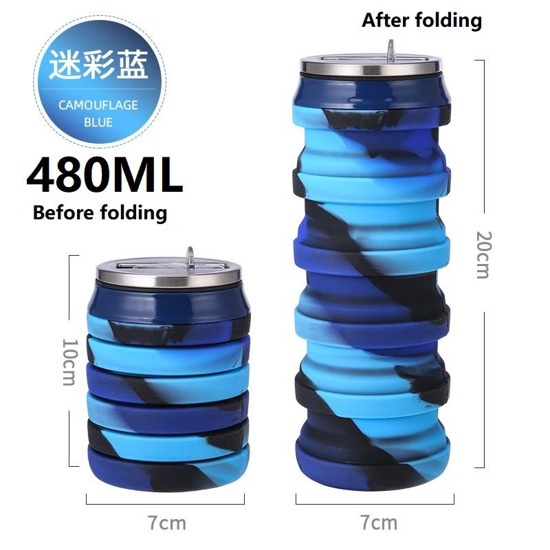 

480Ml Soft Water Bottle Running Flask Gourde Running Silicone Water Bottle Soft Flask Ydsh03