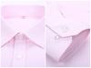 Men's Plus Size Slim Fit Long Sleeve White Shirt - Business Casual Autumn Wear