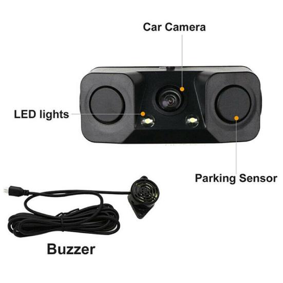 Rear View Camera Sensor High with Rador Durable Strength 170 Degrees Car Rearview Camera for