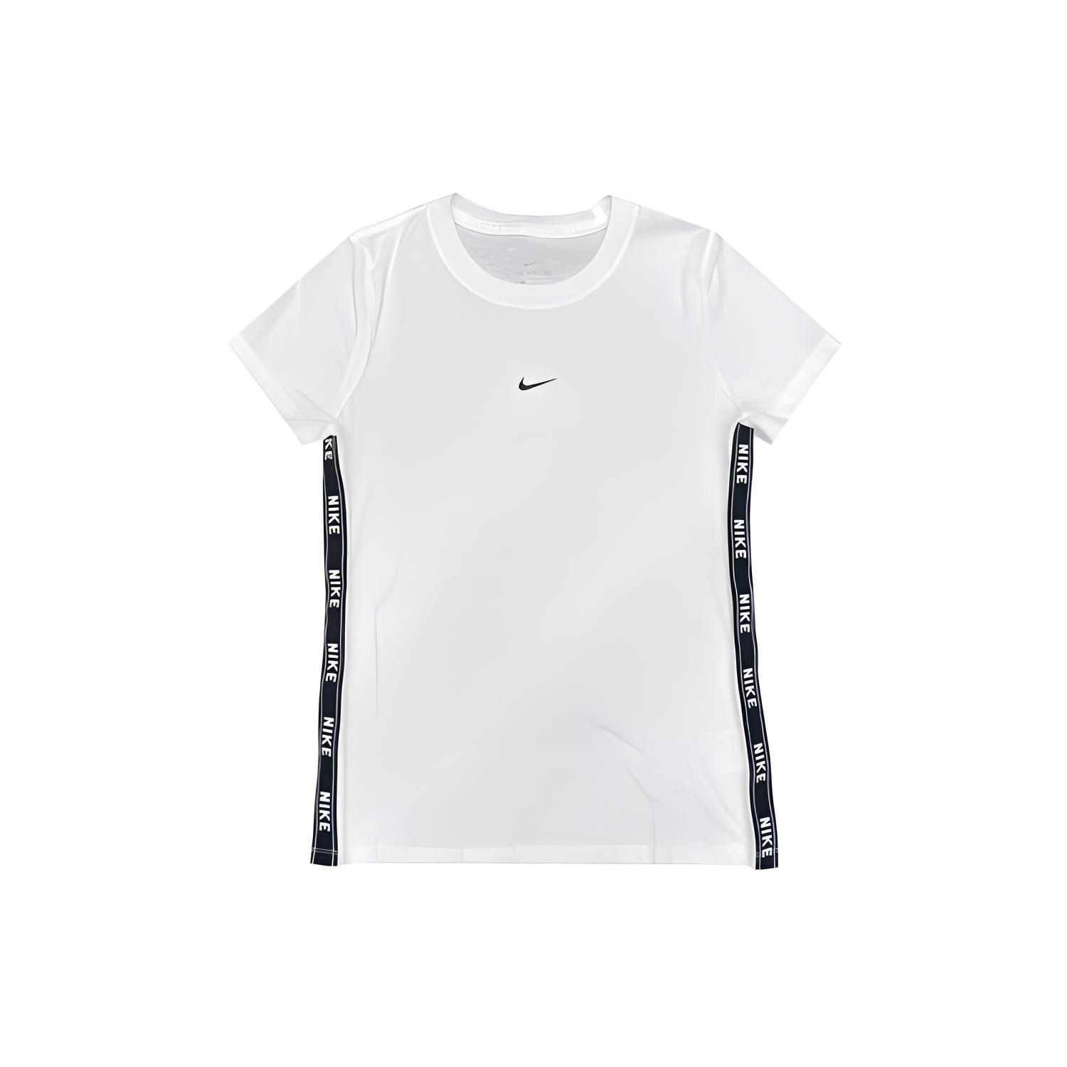 

New Nike Set in Sleeve T Shirt Women s White DC0575-100 XL
