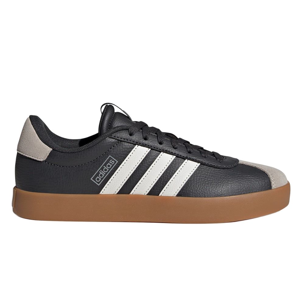 Adidas VL Court 3.0 Carbon Alumina Unisex Sneakers Black Core-White JS0504