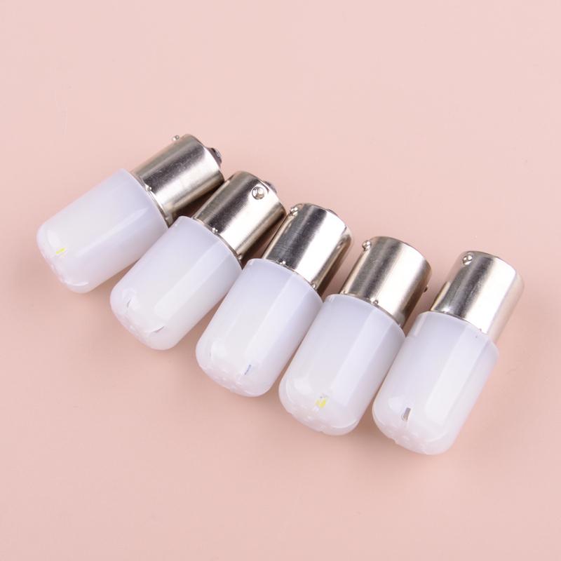 1156 1141 1003 BA15S 5Pcs Universal Car RV Camper Trailer Daytime Running Light Interior Tail Signal Brake Reverse Lamp Bulb