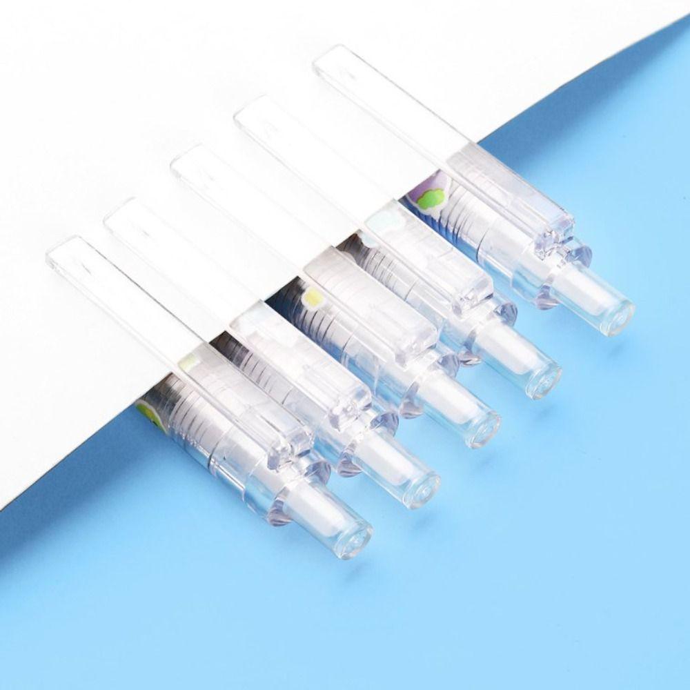 Handcraft Pen Shape Glue Stick High Viscosity Sticky Dot Glue Cartoon Dot Glue Stick Pen  Diary