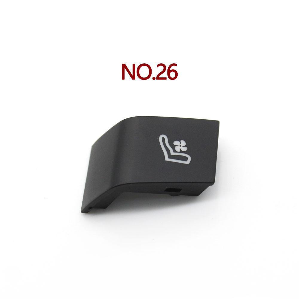 Car Front Central Console Air Vent Temperature Ventilation Adjust AC Button Caps For Porsche Cayenne 7P5 Panamera 970 Macan 95B