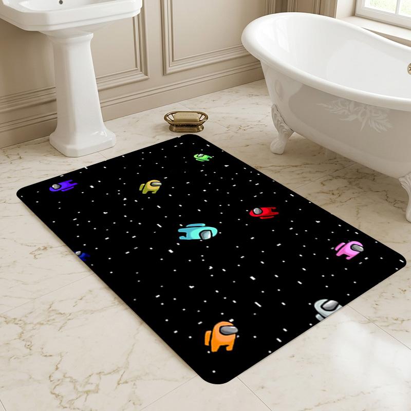 Space Friends Living Room Nonslip Area Rug Soft Carpet For Bedroom Game Playroom Sofa Office Home Decor Doormat Christmas Gift C929965