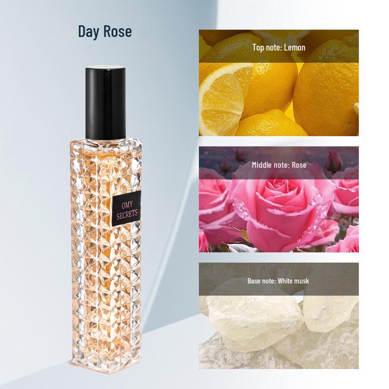 Adventure Miss Donna Rose Perfume: Long-lasting Light Fragrance with Stylish Rivet Design
