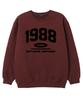 Baligeiteu 1988 Original Oversized Sweatshirt (Bls027) Burgundy