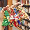 Christmas Cartoon PVC Keychain Pendant - Creative Gift & Key Ring