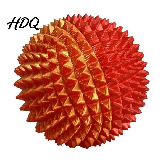 Anxiety Relief Fidget Toy 3D Printed Spiky Massage Ball Stress Spiked Massager Roller Plantar Fasciitis Physical Therapy Hand Tools