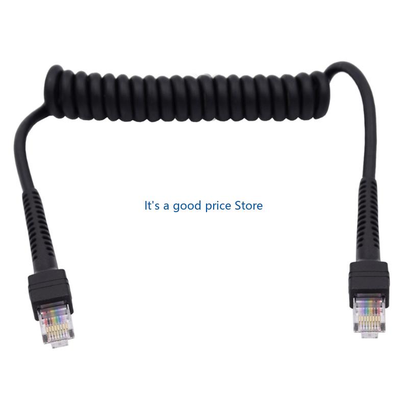 Cat6 Gigabit Spring Ethernet Cable 8 Cored Fast Speed Networking Wire for Security Camera and Router Connection