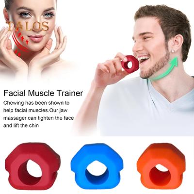 Palla per Esercizi Mascellari in Silicone Portatile Uomini Donne Scultura Muscoli Facciali Rinforzatore Osso Mascellare Modellatore Linea Mascellare Allenatore Tonico Strumenti per Snellire il Viso