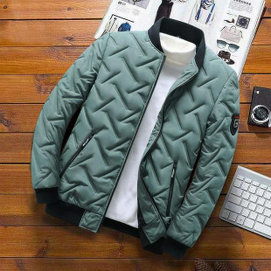 Men's Autumn/Winter Thickened Stand-up Collar Cotton-padded Vest